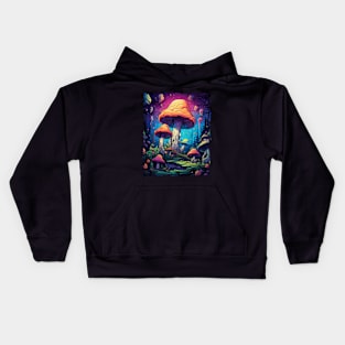 Mushroom Garden Kids Hoodie